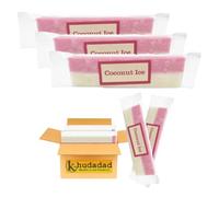 Coconut Ice 130g Bars - Traditional British Sweet Treat | Classic Pink & White Flavour Confectionery | Handmade Style Candy (3x)
