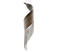 Coconut Leaf Wind Chimes - Whitewash, Handcrafted Coastal Decor