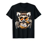 Coconut Lemur Portrait Sunglasses Coconut Fruit Lemur Lover T-Shirt