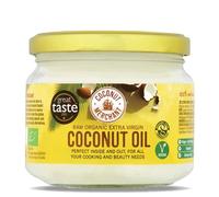Coconut Merchant Organic Coconut Oil 300mL | Extra Virgin, Raw, Cold Pressed, Unrefined | Ethically Sourced, Vegan, Ketogenic and 100% Natural | For Hair, Skin & Cooking