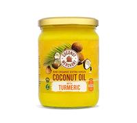 Coconut Merchant Raw Organic Extra Virgin Coconut Oil with Turmeric