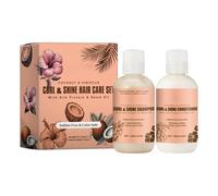 Coconut Moisturizing Hair Care Set - Volumizing Shampoo For Curly, Hydrating & Curl-Defining, Nourishing Wash To Enhance Bounce(1PCS)