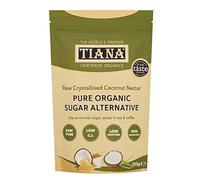 Coconut Nectar Sugar Alternative 250g (Pack of 2) - Raw Crystallised Coconut Nectar - Low GI Natural Sweetener - Vegan, Gluten-Free & Fairtrade - TIANA