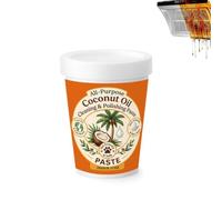Coconut Oil Cleaning Paste - Multi-Purpose Polish & Care Cream,Natural Decontamination Cream,All-Purpose Cleaner Removes Stains on Microwave,Oven & Stove Top (1PCS)