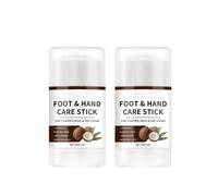 Coconut Oil Foot Cream Stick for Dry Feet & Heels, Heel Stick for Cracked Feet, Repairs Dry Rough Heels Fast, Daily Nourishing Heel Care for All Skin Types (2)