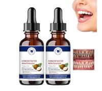 Coconut Oil mouthwash Essential Oil, Organic Coconut Oil Mouthwash, Coconut Fresh Oil-Pulling Mouthwash, Coconut Mint Mouthwash, All-Natural Coconut Oil (2pcs)