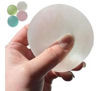 Coconut Oil Stress Ball, 2026 New Squeeze Stress Shapeable Ball Toys, Non-Sticky Slow Rising Squeeze Balls, Portable Desk Squishies for Relaxation and Focus (B-White)