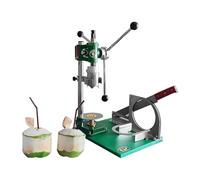 Coconut Opener Peeler Machine - Manual Peeling Opening Combination Tool with Drill Punch for Young Green Fresh Coconuts