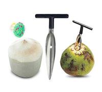 Coconut Opener, Stainless Steel Coconut Knife for Young and Fresh Coconut Water