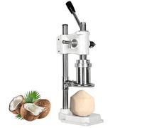 Coconut Opener Tool, Heavy Duty Stainless Steel Manual Punch with Lever Handle for Tender Coconuts - Ideal for Juice Bars, Fruit Shops, and Home Use