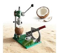 Coconut Peeling and Shelling Machine, Manual Coconut Hole Opening Machine, Commercial Desktop Coconut Peeler Tool Scraper, with Lever Handle, for Commercial Fresh Young Coconut SingleHandle