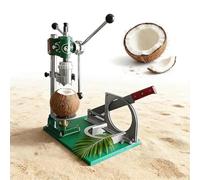 Coconut Peeling and Shelling Machine, Manual Coconut Hole Opening Machine, Commercial Desktop Coconut Peeler Tool Scraper, with Lever Handle, for Commercial Fresh Young Coconut ThreeHandles