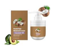 Coconut Scented Face Hair Remover Cream For Delicate Skin Fast Acting Upper Lip Chin Hair Removal 100g Upper Lip And Chin Depilatory Cream