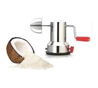 Stainless Steel Coconut Scraper - Vacuum Suction Base Rust Proof Powder Maker, Desiccated Quality Tested