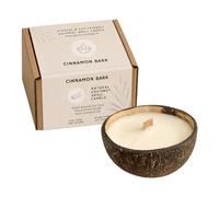 Coconut Shell Candle with Essential Oil, Cinnamon Bark