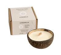 Coconut Shell Candle with Essential Oil, Citronella