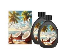 Coconut Tanning Lotion, Tanning Accelerator Cream, Lotion With Coconut Oil, Tanning Lotion, For Indoor Tanning Beds and Outdoor Sun Tan, Safe for Face, Body & Tattoos (2 PCS)