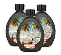 Coconut Tanning Lotion, Tanning Accelerator Cream, Lotion With Coconut Oil, Tanning Lotion, For Indoor Tanning Beds and Outdoor Sun Tan, Safe for Face, Body & Tattoos (3 PCS)