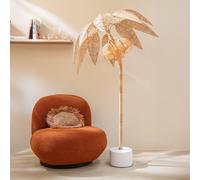 Coconut Tree Floor Lamp - Large - Natural - Cane Webbing and Metal