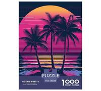 Coconut Trees 1000 Piece Paper Jigsaw Puzzle What Happens Next Educational Games for Adults And Kids 38x26cm/1000pcs
