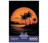 Coconut Trees 1000 Piece Paper Jigsaw Puzzles What Happens Next Educational Games for Adults And Kids 70x50cm/1000pcs
