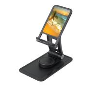 Coconut Trees by The sea Phone Stand Holder,Adjustable Desk Mount for iPhone and All Phones,360 ° Rotation, Integrated Folding, Square Base
