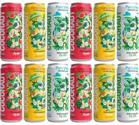Coconut Water Drink 12 x 320ml Mixed Variety Pack | Isotonic Coconut Drink | Naturally Hydrating & Refreshing | No Additives & No Added Sugar | Gluten Free, Dairy Free & Vegan