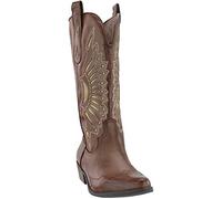 Coconuts by Matisse Women's Bandera Western Boot, Choco/Beige, 4.5 UK