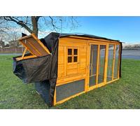 Cocoon 8ft Rain & Winter Cover - Waterproof Insulated Coop Cover with Windows for Models 3000WX, 3000XWR, 4000WX, 4000XWR