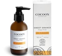 COCOON APOTHECARY 3.3 fl oz Sweet Orange Gel Cleanser - Ecocert Cosmos Natural - Gentle cleanser for Oily, Combination Skin - Purify + Pore Refining, Aloe Vera, Witch Hazel, Sweet Orange