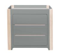 Cocoon Change Area Dresser, Dove Grey / Natural Wash
