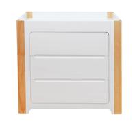 Cocoon Change Area Dresser, White / Natural