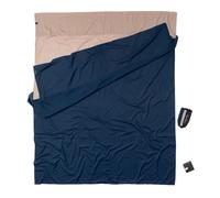 Cocoon - Travelsheet Doublesize Egyptian Cotton - Travel sleeping bag size 220 x 176 cm - Double, blue