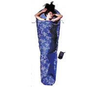Cocoon - MummyLiner Cotton - Travel sleeping bag size 241 x 90/56 cm, blue