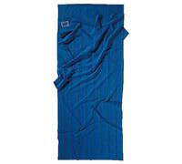 Cocoon - Cotton Travelsheet Coupler - Travel sleeping bag size 220 x 83 cm, blue