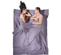 Cocoon Insect Shield Line Travel Sheet Double Size with Insect Protection Waterproofing Double Sleeping Bag, elephant grey
