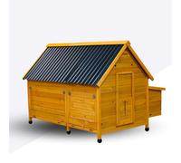 Cocoon Farm House XL Chicken Coop - Extra Large Wooden Hen House with ECO Rot-Proof Roofs, Pull-Out Trays, 6 Nesting Areas & Secure Locks - Ideal for 12-15 Birds
