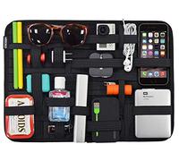 Cocoon GRID-IT XL - Big Organizer, Case with Elastic Straps, Travel Accessories, Wall Organizing System with Ring, 38.1x1x27.9cm - Black