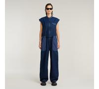 Cocoon Jumpsuit - Dark blue - Women S