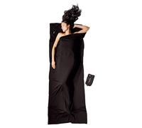 Cocoon Merino Wool Travel Bed Sheet Black 220 x 85 cm