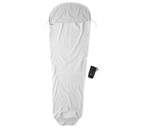 Cocoon - MummyLiner Organic Cotton - Travel sleeping bag size 241 x 90/56 cm, grey/white