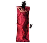 Cocoon Silk Egypt Cotton Travel Bed Sheet Red 220 x 90 cm