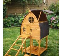 Cocoon Raised Dome Chicken Coop with Nest Box