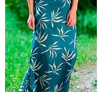 Cocoon Shield Silk Sarong Anti Insect Blanket Blue 110 x 180 cm