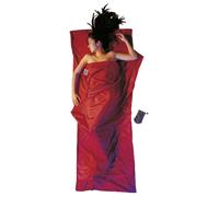 Cocoon - TravelSheet Silk / Cotton - Travel sleeping bag size 220 x 90 cm, red