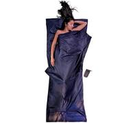 Cocoon Silk Egypt Cotton Travel Bed Sheet Blue 220 x 90 cm