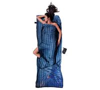 Cocoon TravelSheet-Coupler Sleeping Bag Silk green/blue 2018 mummy sleeping bag