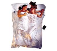 Cocoon Silk Travel Doublesize Bed Sheet White 220 x 176 cm