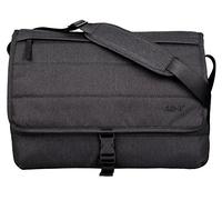 Cocoon TECH - Messenger Bag for Tablet 10" and Laptop 16" | Business Case for Macbook and iPad | Shoulder Bag for Tablet and Laptop - Black