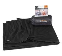 Cocoon - Merino Wool Silk Travel Blanket - Blanket size 180 x 140 cm, black